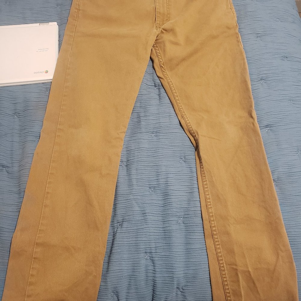 Levi Strauss & Co. 513 W34 L34 Tan Pants